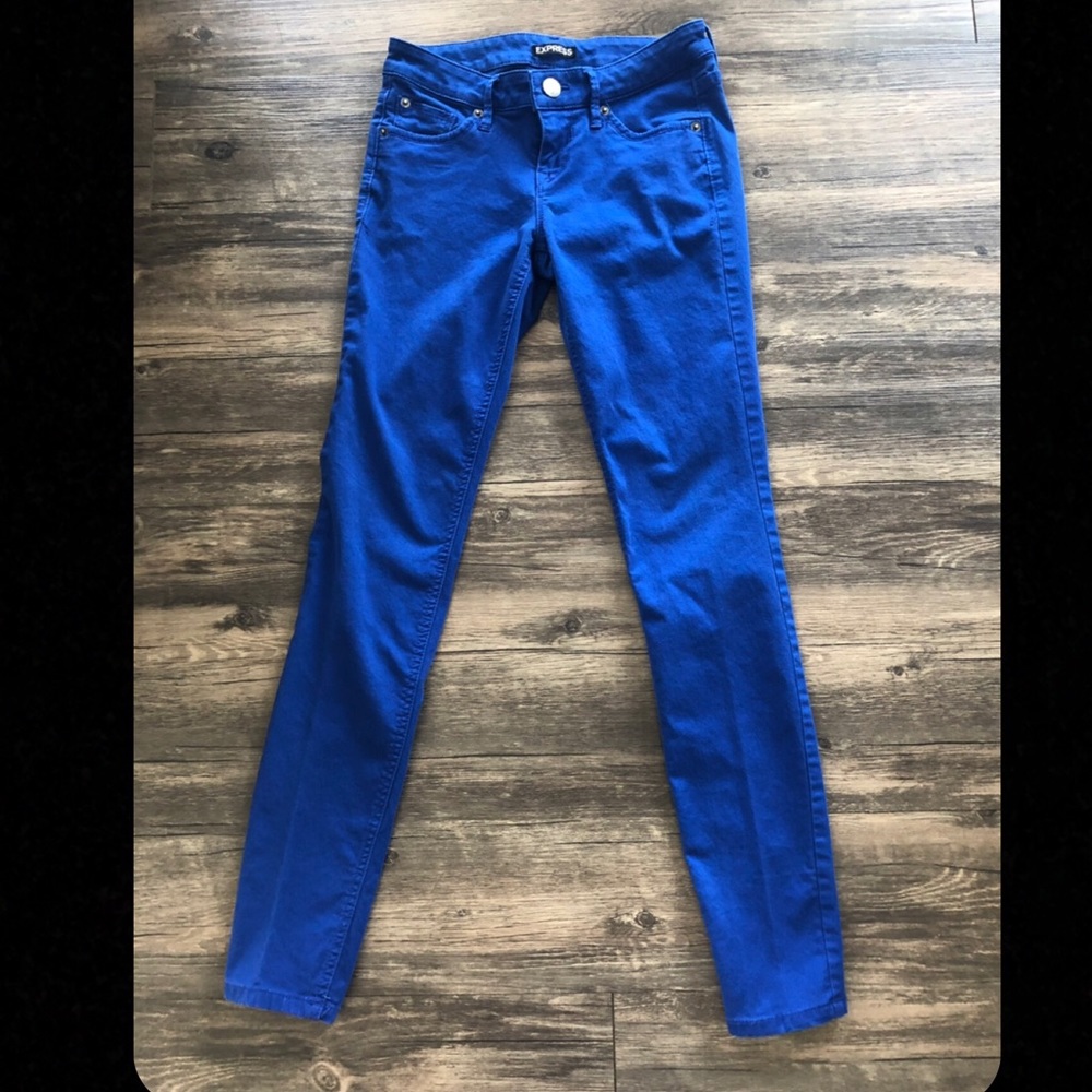 Express Skinny Jeans in Blue Sz 0